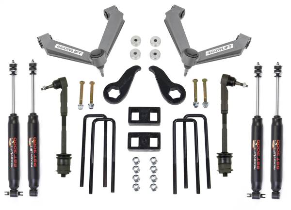 ReadyLift - ReadyLift SST® Lift Kit w/Shocks 3.5 in. Front Lift 1 in. Rear Lift w/Fabricated Control Arms SST3000 Shocks - 69-3513 - Image 1
