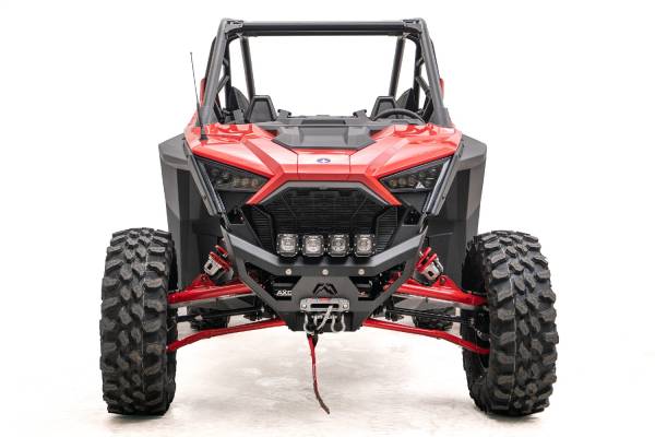 Fab Fours - Fab Fours SXS Winch Bumper 2 Stage Matte Black Powder Coated - SXFB-1450-1 - Image 1