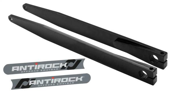 RockJock 4x4 - RockJock Antirock® Sway Bar Arms Bent Style 21 in. Long 19.5 in. C-C Slight Bend Incl. Stickers Pair - RJ-232200-101 - Image 1