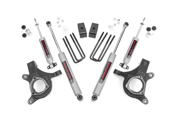 Rough Country - Rough Country Suspension Lift Kit w/Shocks 3 in. Lift - 232N2 - Image 1
