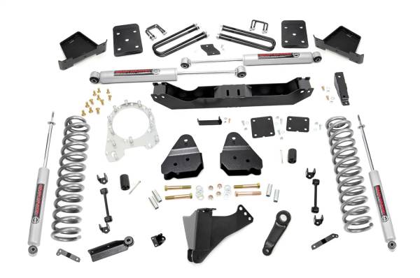 Rough Country - Rough Country Suspension Lift Kit w/Shock 6 in. Lift w/Overloads - 51720 - Image 1