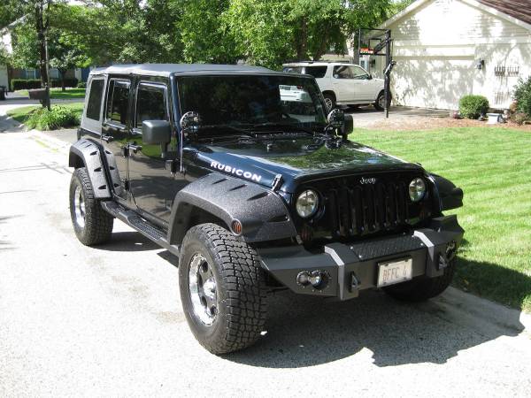 Fab Fours - Fab Fours Lifestyle Winch Front Bumper 2 Stage Black Powder Coated w/o Grill Guard Incl. Winch Mount/1 in. D-Ring Mounts/Light Cut-Outs w/Hella 90mm Fog Lamps And 60mm Turn Signals - JK07-B1851-1 - Image 1