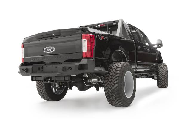 Fab Fours - Fab Fours Premium Rear Bumper 2 Stage Black Powder Coated - FS17-W4150-1 - Image 1