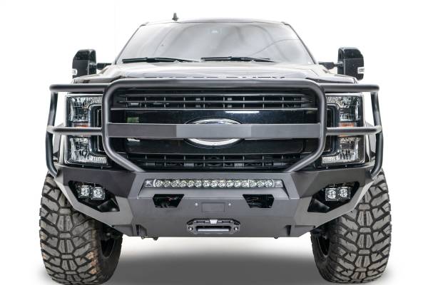 Fab Fours - Fab Fours Matrix Front Bumper w/Full Grill Guard ACC Compatible - FS17-X4160-1 - Image 1
