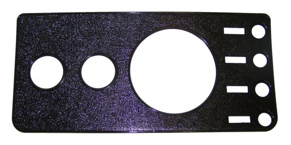 Crown Automotive Jeep Replacement - Crown Automotive Jeep Replacement Dash Overlay Panel Center Black w/o Radio Cutout  -  5457117NR - Image 1