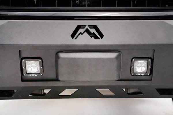 Fab Fours - Fab Fours Adaptive Cruise Control Relocation Bracket 2 Stage Black Powder Coated For Vengeance Bumpers - M4450-1 - Image 1