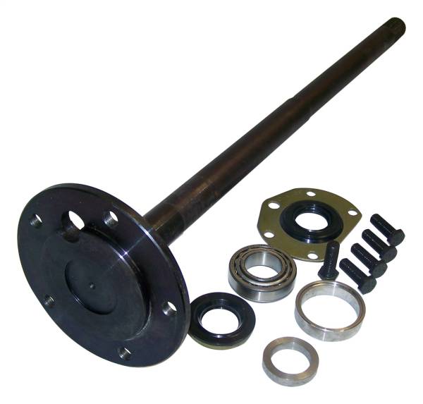 Crown Automotive Jeep Replacement - Crown Automotive Jeep Replacement Axle Shaft Kit Incl. Axle Shaft/5 Wheel Bolts/Bearings/Seal/Rings 1 Piece Axle Shaft 28 in.  -  J81338861 - Image 1