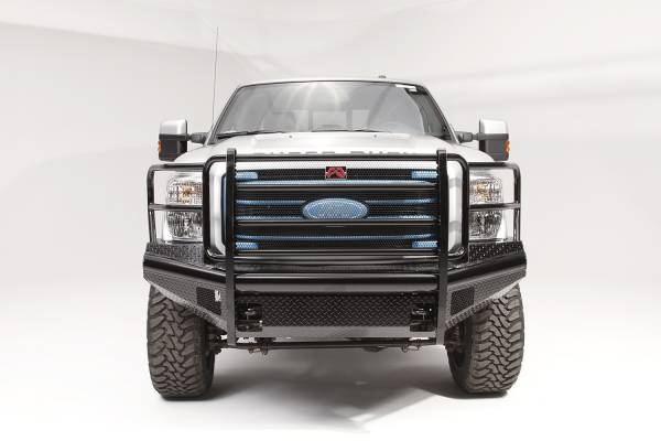 Fab Fours - Fab Fours Black Steel Front Ranch Bumper 2 Stage Black Powder Coated w/Full Grill Guard Incl. Light Cut-Outs - FS99-S1660-1 - Image 1