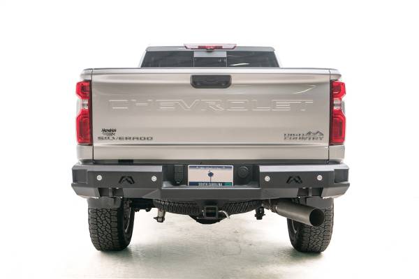 Fab Fours - Fab Fours Premium Rear Bumper  2 Stage Black Powder Coat - CH20-W4951-1 - Image 1