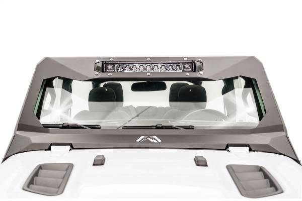 Fab Fours - Fab Fours ViCowl Light Insert 11 Gauge Steel Construction Holds Rigid Industries 20 In. Light Bar Bare - JL3022-B - Image 1