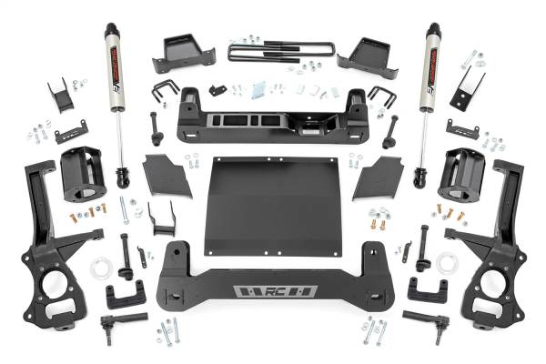 Rough Country - Rough Country Suspension Lift Kit 6 in. Lift Strut Spacer And V2 Diesel - 21770D - Image 1