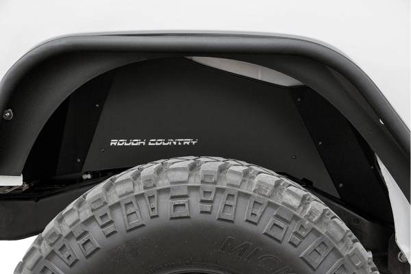 Rough Country - Rough Country Wheel Well Liner Rear Steel Black Powdercoat - 10500 - Image 1