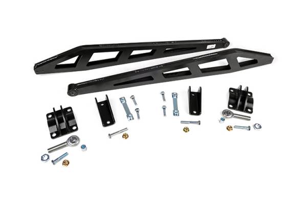 Rough Country - Rough Country Traction Bar Kit For 0-7.5 in. Lift Incl. Traction Bars Axle Brackets Frame Brackets Hardware - 1069 - Image 1