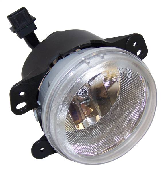 Crown Automotive Jeep Replacement - Crown Automotive Jeep Replacement Fog Light Black/Clear Includes Bulb  -  5182026AA - Image 1