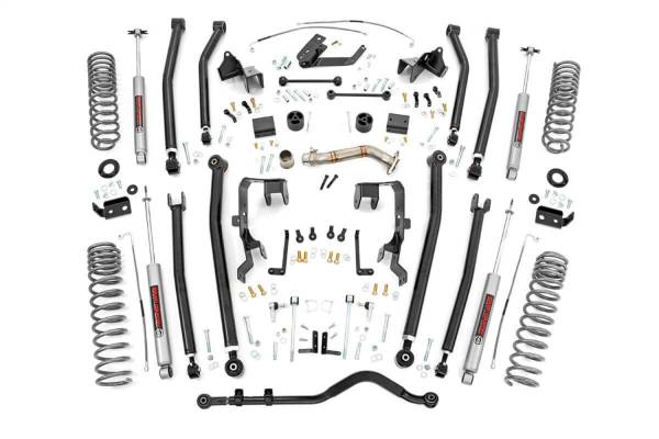 Rough Country - Rough Country Suspension Lift Kit 4 in. Lift Long Arm 4 Door - 78630A - Image 1