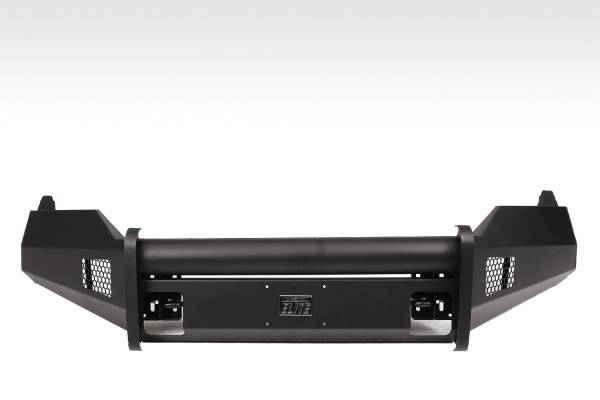 Fab Fours - Fab Fours Elite Front Bumper 2 Stage Black Powder Coated w/o Grill Guard w/Tow Hooks - DR13-R2961-1 - Image 1