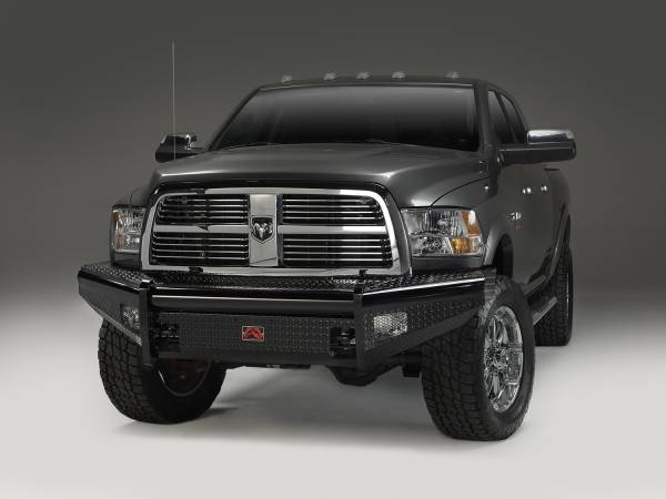 Fab Fours - Fab Fours Black Steel Front Ranch Bumper 2 Stage Black Powder Coated w/o Full Grill Guard Incl. Light Cut-Outs - DR06-S1161-1 - Image 1