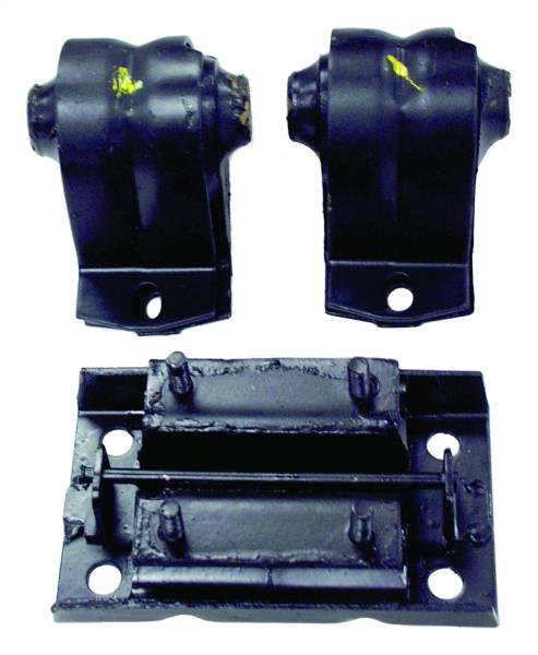 Crown Automotive Jeep Replacement - Crown Automotive Jeep Replacement Engine Mount Kit Incl. 2 Engine Mounts And 1 Transmission Mount  -  52019276K - Image 1