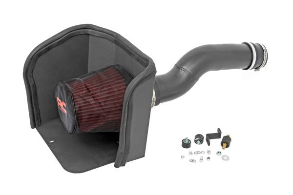 Rough Country - Rough Country Cold Air Intake w/o Pre-Filter Bag Heat Shield Intake Tube Reusable Air Filter Includes Clamps & Hardware - 10547PF - Image 1