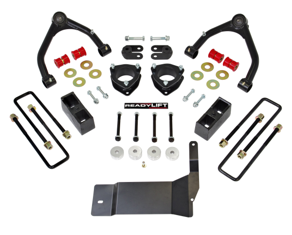 ReadyLift - ReadyLift SST® Lift Kit 4 in. Front/1.75 in. Rear Lift w/Tubular Upper Control Arms For Vehicles w/OE Aluminum Or Stamped Steel Control Arms - 69-3414 - Image 1