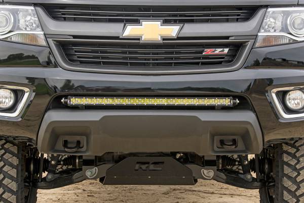 Rough Country - Rough Country LED Light Bar Bumper Mounting Brackets For 30 in. Single Row LED Light Bar - 70536 - Image 1