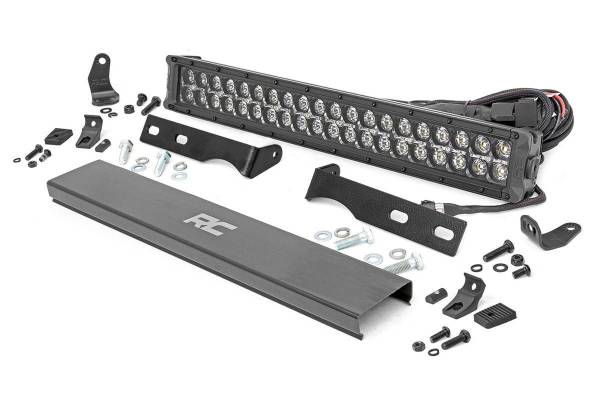 Rough Country - Rough Country LED Bumper Kit 20 in. Black Series w/Cool White DRL - 70773DRL - Image 1