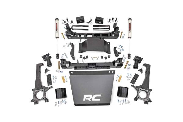 Rough Country - Rough Country Suspension Lift Kit w/Shocks 4 in. Lift V2 Shocks - 75770 - Image 1
