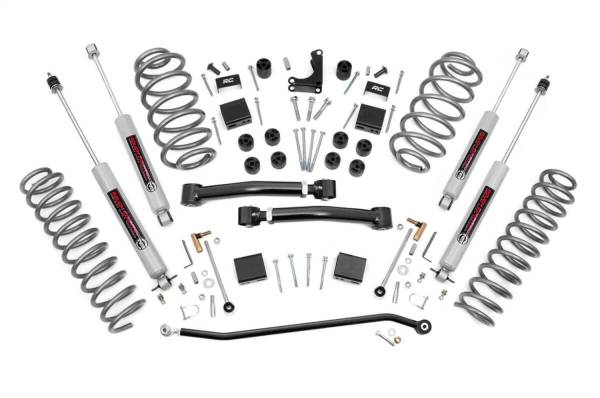 Rough Country - Rough Country X-Series Suspension Lift Kit w/Shocks 4 in. Lift - 639P - Image 1