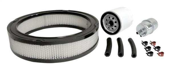 Crown Automotive Jeep Replacement - Crown Automotive Jeep Replacement Master Filter Kit For Use w/1980-83 CJ5/CJ7/1981-83 CJ8 w/GM 2.5L [4-150] Engine 1983 CJ8/1983-86 CJ7/CJ8 w/AMC 2.5L Engine [4-151] Incl. Air/Fuel/Oil Filters  -  MFK18 - Image 1