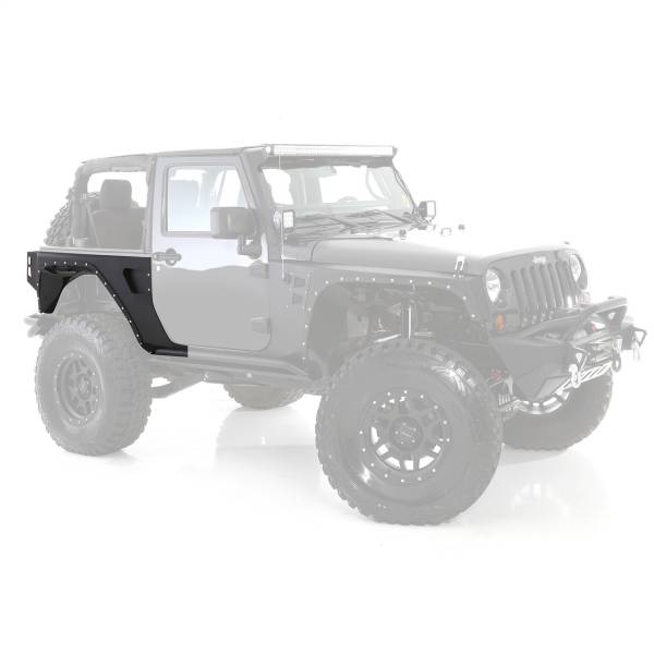 Smittybilt - Smittybilt XRC Corner Guard Rear Matte Black Powder Coat - 76881 - Image 1