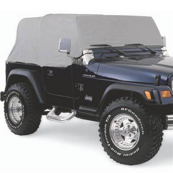 Smittybilt - Smittybilt Cab Cover Water Resistant w/o Door Flaps Gray - 1161 - Image 1