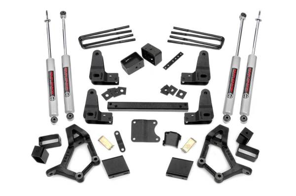 Rough Country - Rough Country Suspension Lift Kit w/Shocks 4-5 in. Lift - 734.20 - Image 1