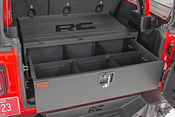 Rough Country - Rough Country Storage Box Metal w/Slide Out Lockable Drawer - 99030 - Image 1