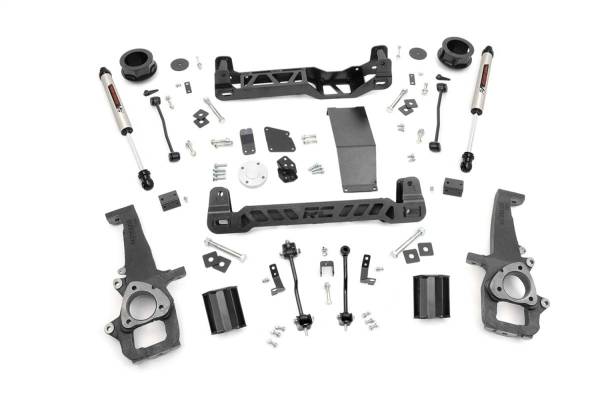Rough Country - Rough Country Suspension Lift Kit 4 in. Lift V2 Monotube Shock Absorbers - 33370 - Image 1