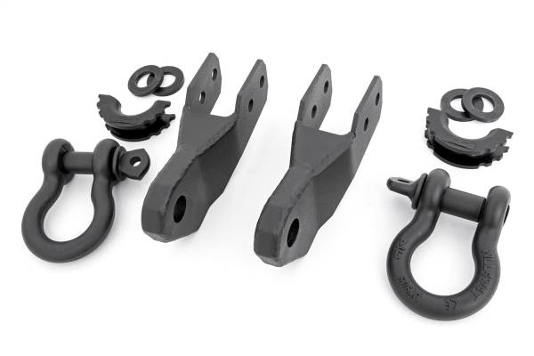 Rough Country - Rough Country Tow Hook To Shackle Conversion Kit w/D-Rings - RS167 - Image 1