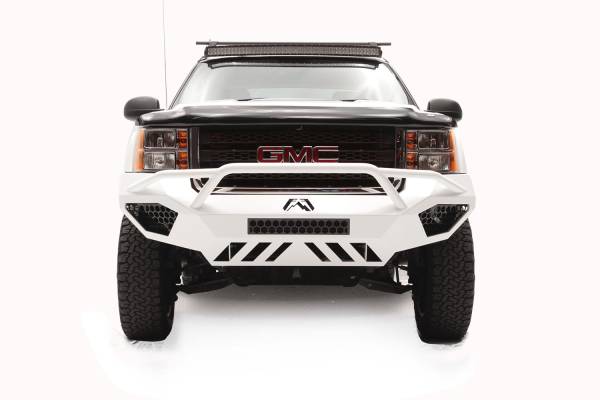 Fab Fours - Fab Fours Vengeance Front Bumper Uncoated/Paintable w/Pre-Runner Grill Guard [AWSL] - GM11-V2852-B - Image 1