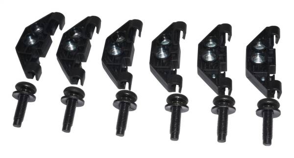 Crown Automotive Jeep Replacement - Crown Automotive Jeep Replacement Hard Top Hardware Kit Incl. 6 Retainers And 6 Screws  -  55397093K - Image 1