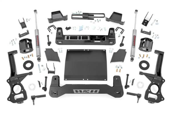 Rough Country - Rough Country Suspension Lift Kit 6 in. Lift Diesel Strut Spacers - 22931D - Image 1