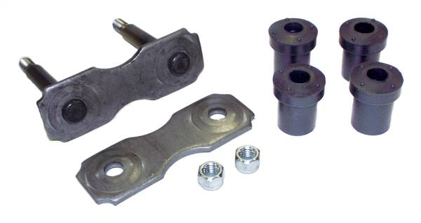 Crown Automotive Jeep Replacement - Crown Automotive Jeep Replacement Leaf Spring Shackle Kit Front 2 Required Incl. 2 Shackle Plates/4 Bushings/2 Lock Nuts  -  5357620K - Image 1