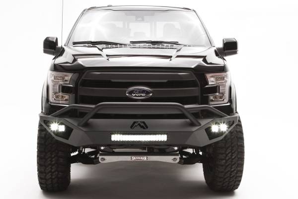 Fab Fours - Fab Fours Vengeance Front Bumper 2 Stage Black Powder Coated Pre-Runner - FF15-D3252-1 - Image 1