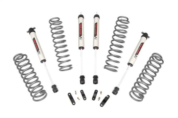 Rough Country - Rough Country Suspension Lift Kit 2.5 in. Front/Rear Coil Springs Nitrogen charged N3 Shocks Durable 18 mm. Spring Loaded Piston Rod 54 mm. Shock Body Metallic Silver - 67970 - Image 1