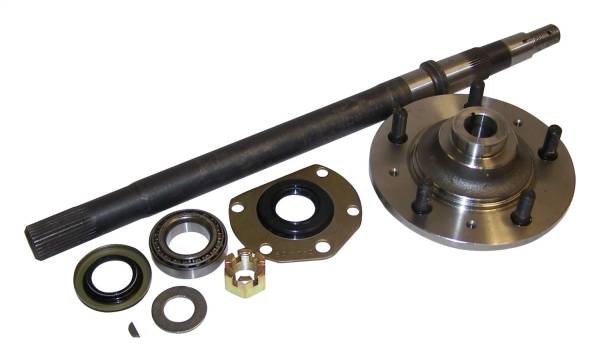 Crown Automotive Jeep Replacement - Crown Automotive Jeep Replacement Axle Hub Kit Rear Right For Use w/AMC 20 Incl. 22 in. Length Axle Hub/Bearing/Seals/Nut/Washers/Key/Instruction Sheet  -  8127081K - Image 1