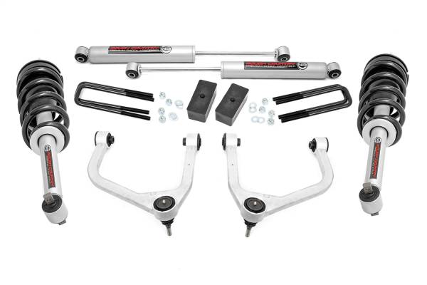Rough Country - Rough Country Suspension Lift Kit w/Shocks 3.5 in. Lift Incl. Forged Upper Control Arms Lifted Struts Rear N3 Shocks - 22631 - Image 1