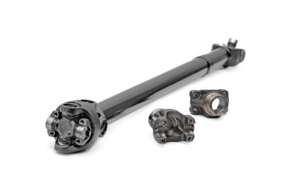 Rough Country - Rough Country CV Drive Shaft Rear For 3.5-6 in. Short Arm Lift Kits For 2.5-6 in. Long Arm Lift Kits Incl. Flanges Yokes Hardware Collapsed Length 22.875 in. Extended Length 26.375 in. - 5072.1 - Image 1