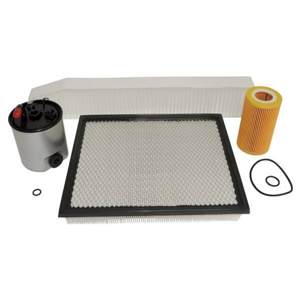 Crown Automotive Jeep Replacement - Crown Automotive Jeep Replacement Master Filter Kit For Use w/2002-04 WG Grand Cherokee [Europe] w/2.7 Diesel Engine Incl. Air/Fuel/Oil/Cabin Filters  -  MFK2 - Image 1