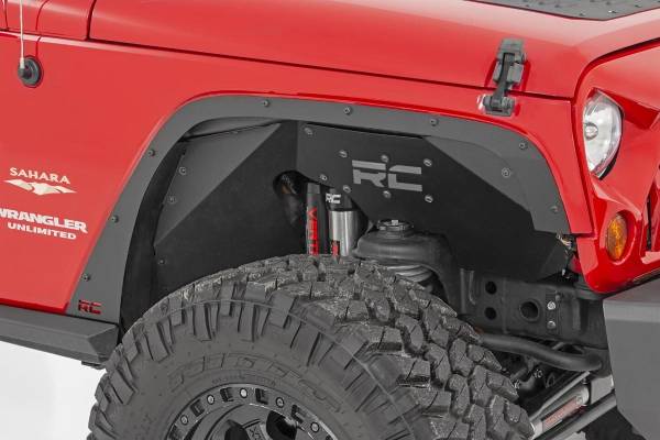 Rough Country - Rough Country Fender Delete Kit Front And Rear Black Powder Coat Incl. Everything For Installation - 10538 - Image 1