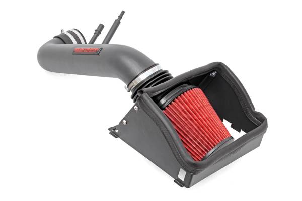 Rough Country - Rough Country Engine Cold Air Intake Kit Incl. Heat Shield Intake Tube Reusable Air Filter Clamps Hardware - 10555 - Image 1