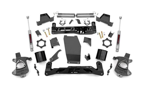 Rough Country - Rough Country Suspension Lift Kit w/Shocks 6 in. Lift N3 Shocks Stock Aluminum And Stamped Steel - 22731 - Image 1