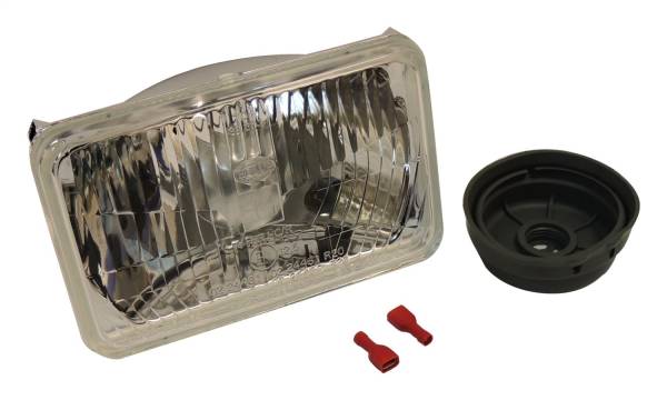 Crown Automotive Jeep Replacement - Crown Automotive Jeep Replacement Head Light Assembly For Use w/ 1991-1995 Jeep YJ Wrangler Export Or KDX Only Bulbs Not Included  -  56006212 - Image 1