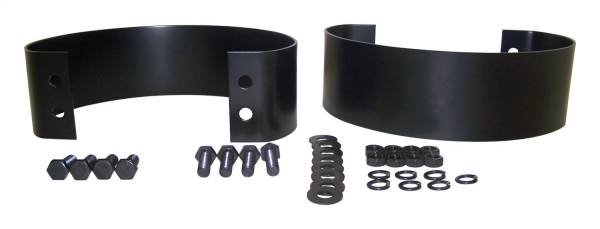 Crown Automotive Jeep Replacement - Crown Automotive Jeep Replacement Bumperette Kit Rear Black Incl. Hardware Pair  -  5355457K - Image 1